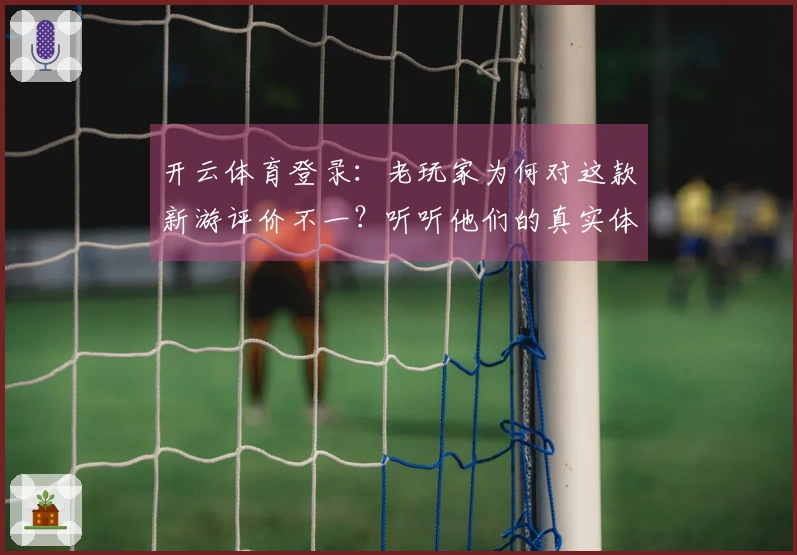 开云体育登录:老玩家为何对这款新游评价不一?听听他们的真实体验!